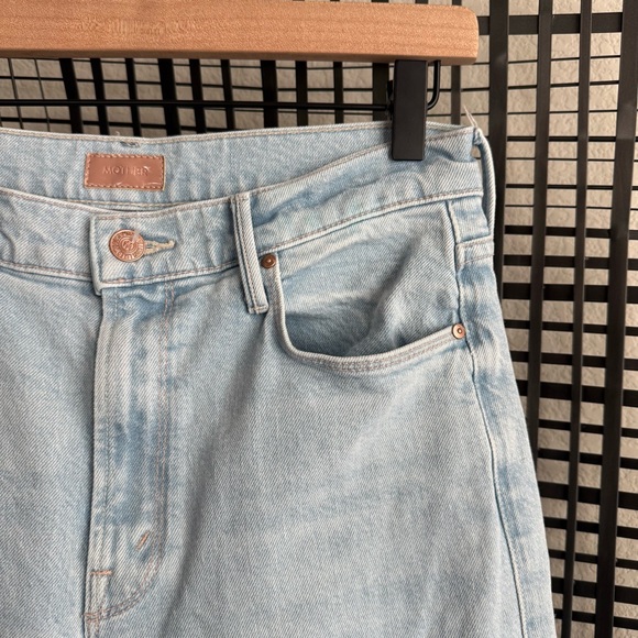 Mother The Twister Ankle Fray Jeans in Cowabunga - Picture 7 of 10